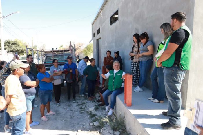 Entrega Saltillo una obra más: vecinos de El Salvador cuentan con nuevo drenaje sanitario