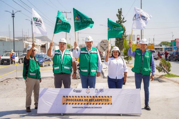 *Recarpeteo y bacheo fortalecen la movilidad en Ramos Arizpe a un año de gobierno*