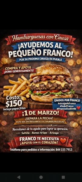 Venta de hamburguesas con causa. por Franco.¡¡¡¡