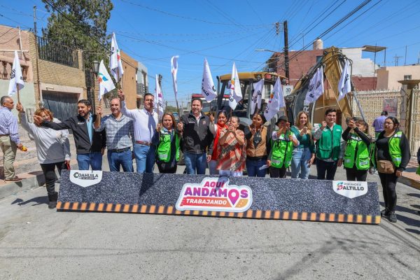 Sigue Javier Díaz arrancando obras de repavimentación