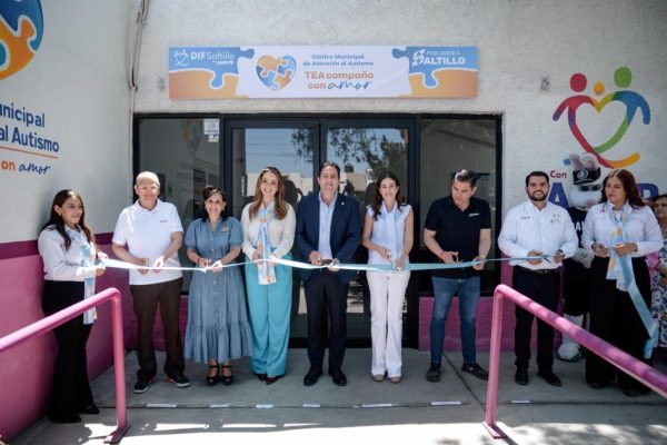 Inauguran Javier y Luly “TEAcompaño con Amor”, el primer Centro Municipal de Autismo en Saltillo
