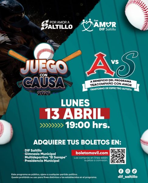 ¡No te quedes fuera! Aún hay boletos para el Juego con Causa del DIF Saltillo