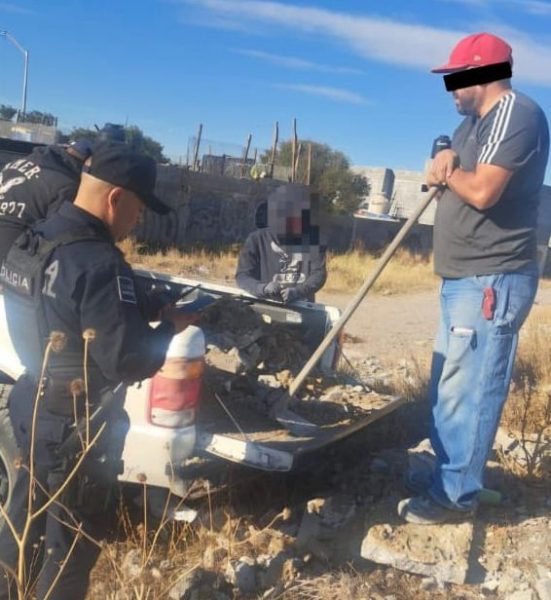 Va Comisaría con operativo especial contra tiradores de escombro y basura