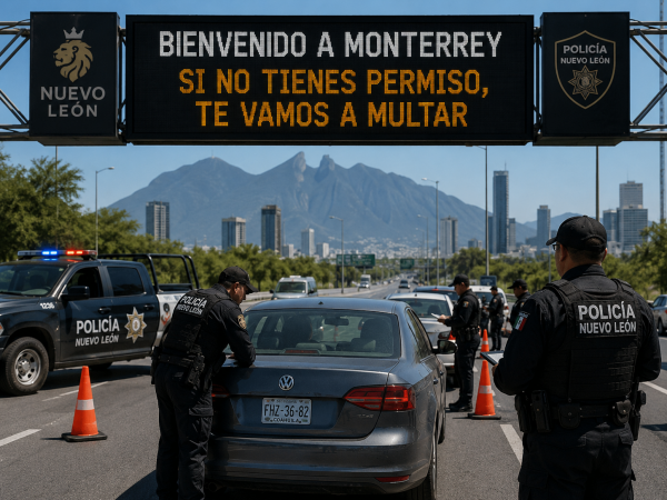 ¿VAS DE SALTILLO A MONTERREY? AHORA TIENES QUE PEDIR UN PERMISO