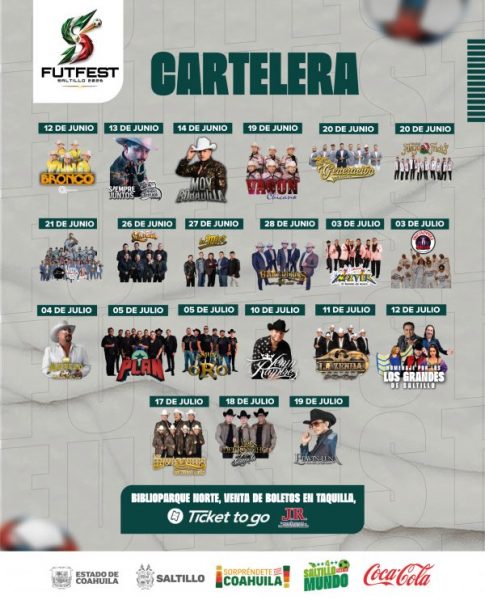 El jueves inicia el FUTFEST en Saltillo con la inauguración y el México contra Sudáfrica