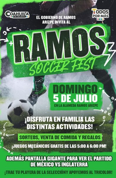 Organizarán el Ramos Soccer Fest este domingo en apoyo a la selección nacional de fútbol
