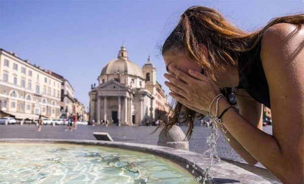 Por primera vez, las 27 principales ciudades de Italia están en alerta roja por calor