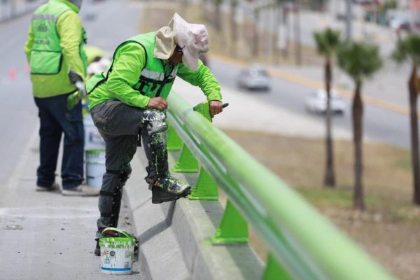 Refuerza Javier Díaz sus acciones de mantenimiento a la ciudad