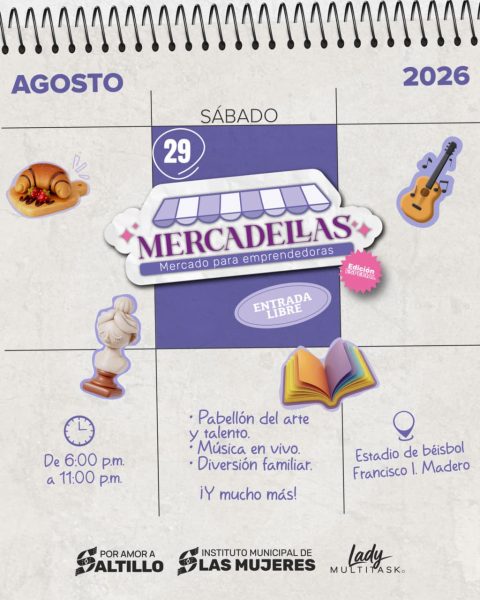 Habrá Mercadellas en el Francisco I. Madero; participarán más de 300 emprendedoras
