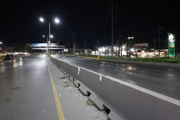 Refuerza Saltillo seguridad vial con trabajos nocturnos en bulevar Fundadores