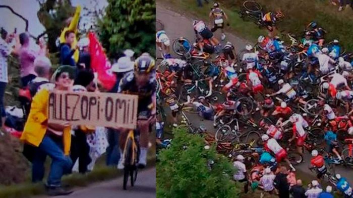 La aficionada que provocó la caída se enfrenta a un año de cárcel y está desaparecida