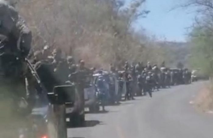 Convoy de sicarios del CJNG arribó a límites de Jalisco y Michoacán