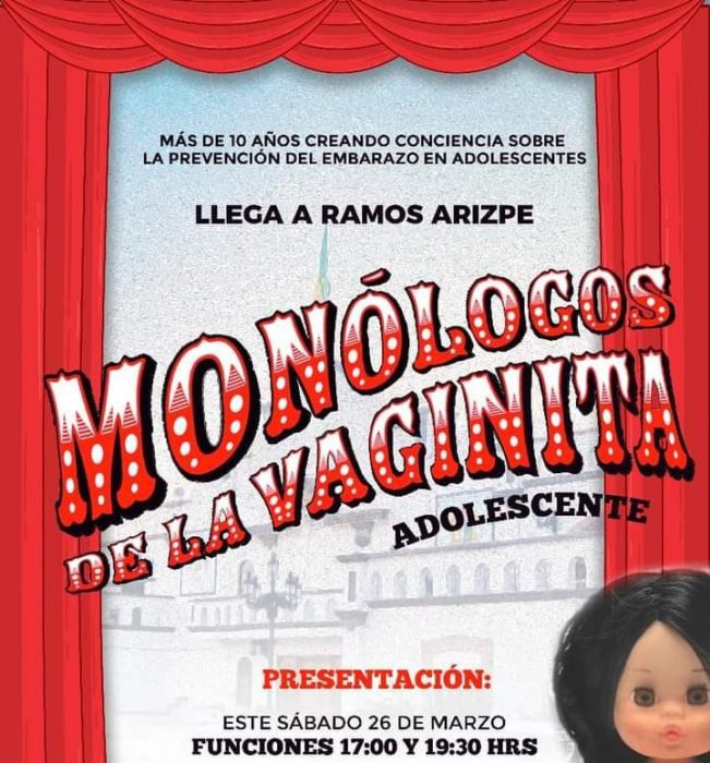 Llega a Ramos Arizpe los “Monólogos de la Vaginita”