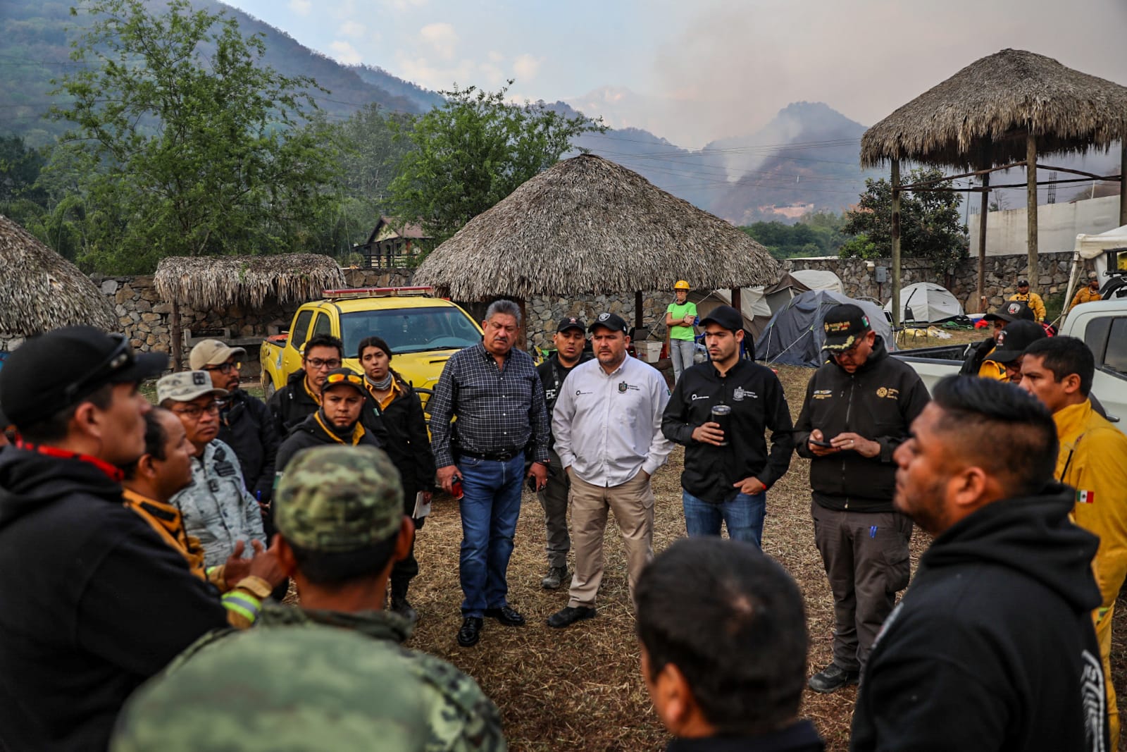 Incendio forestal en la Sierra de Santiago se salió de control; alertan posible evacuación de tres comunidades