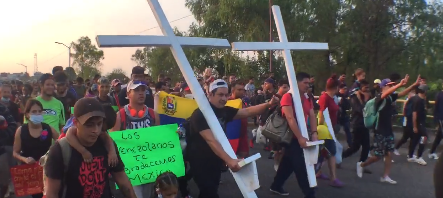 Caravana migrante salió de Tapachula; buscan llegar a la Ciudad de México