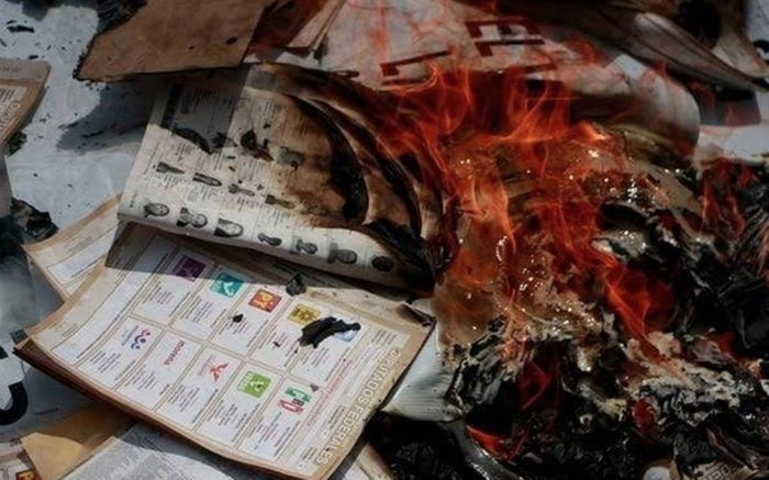 Elecciones 2022 en vivo: damnificados de Agatha queman boletas electorales en municipios de Oaxaca