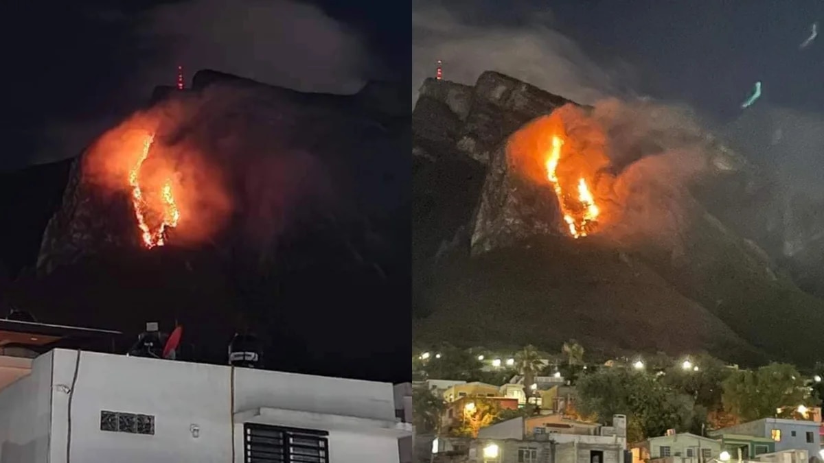Se registró incendio en Cerro de la Silla; vecinos escucharon un “fuerte estruendo” segundos antes