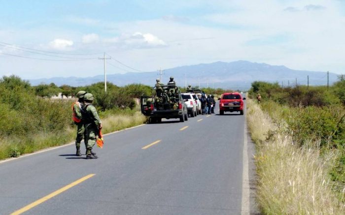 Localizan ocho cadáveres en la carretera Zacatecas-Jerez