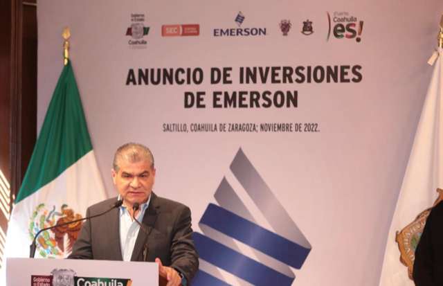 ANUNCIA MARS NUEVAS INVERSIONES DEL CONSORCIO EMERSON, EN COAHUILA