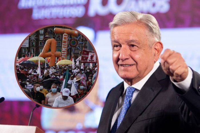 Acarreo y Dispendio, Marcha de AMLO