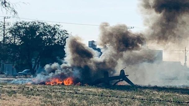 Se desplomó helicóptero de la SSP en Aguascalientes en el que viajaba el secretario Porfirio Sánchez