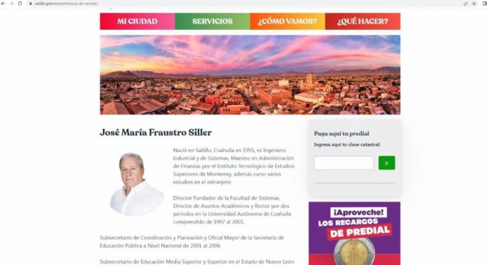 Mejora Municipio atención a la ciudadanía con sitio web