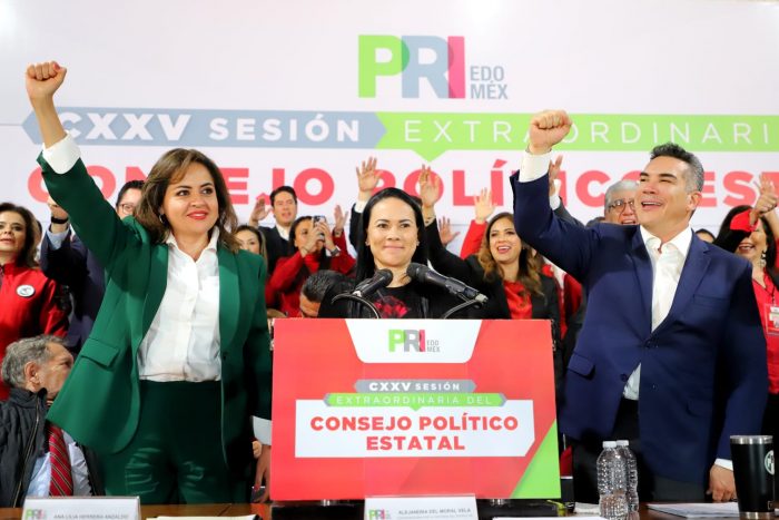 El PAN, PRI y PRD abrieron el paso a Alejandra del Moral para la candidatura de la Alianza Va por México en el Estado de México