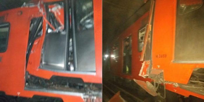 Una persona fallecida y diez lesionados tras fuerte choque de trenes en el Metro de la CDMX