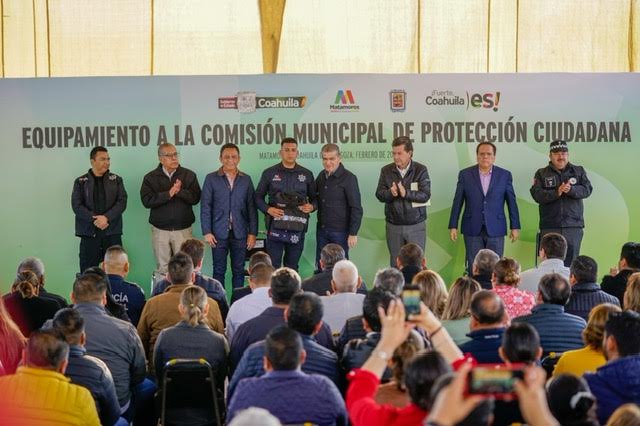 ENTREGA MARS EQUIPAMIENTO A ELEMENTOS DE POLICÍA EN MATAMOROS