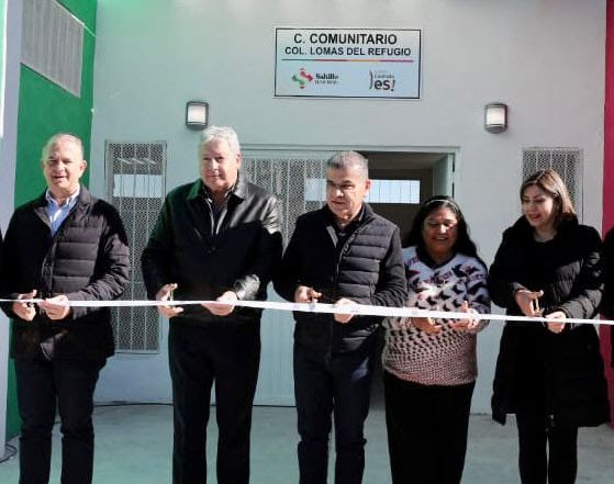 Inauguran Chema Fraustro y Riquelme Centro Comunitario Lomas del Refugio