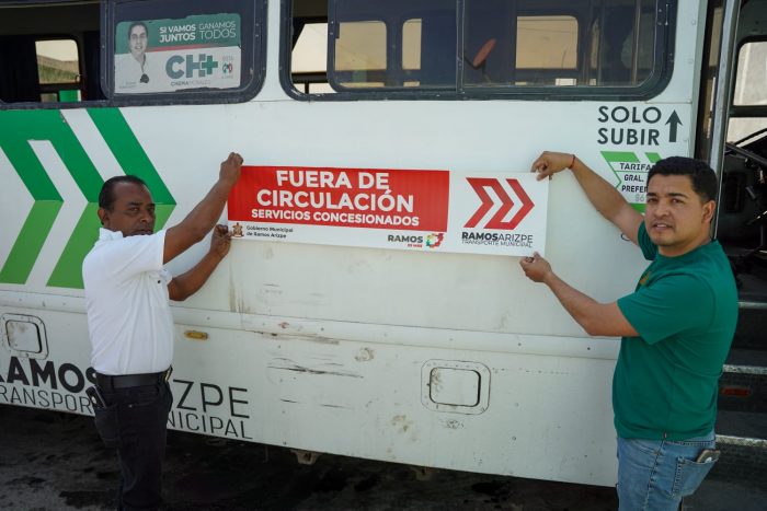 Continúa retiro de unidades del transporte público en mal estado en Ramos Arizpe