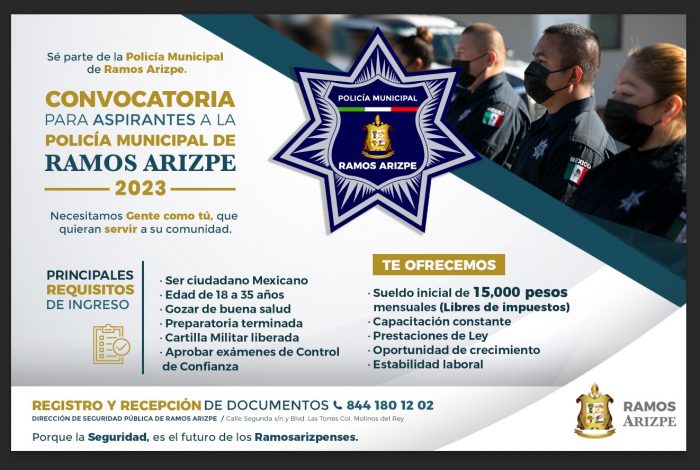 Sigue abierta convocatoria para nuevos policías