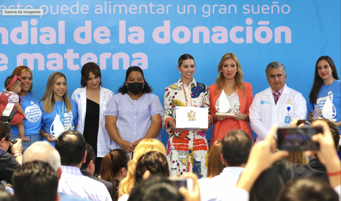Mariana Rodríguez promueve la donación de leche humana