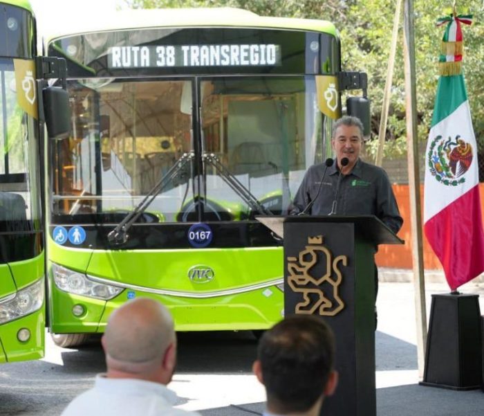 Conecta Gobierno del Estado de NL a Escobedo, García y Mty con 20 Nuevas Unidades de la Ruta 38 Parajes San José-Centro