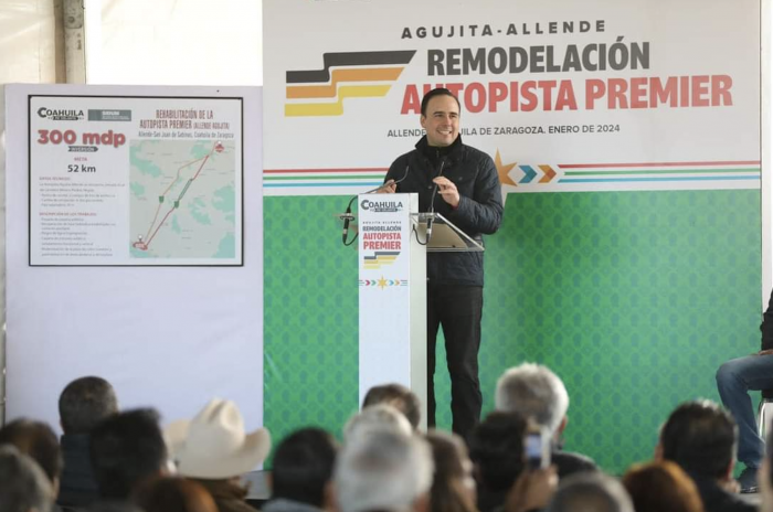 Con grandes obras como la Premier Coahuila va pa delante: Manolo