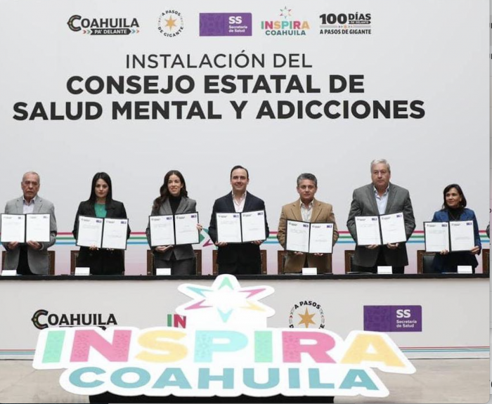 Impulsa Inspira Coahuila un gran proyecto transversal de salud mental y prevención de adicciones