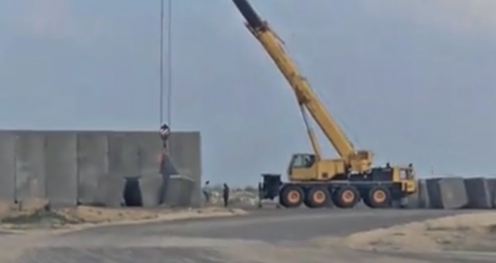 Egipto construye un muro cerca de frontera con Gaza ante posible ofensiva de Israel en Rafah