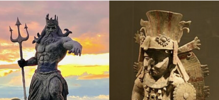 ‘Pleito entre deidades’: ¿Quién puso a Poseidón en la playa de Yucatán?