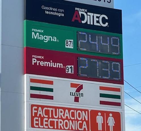 La Gasolina continua subiendo 