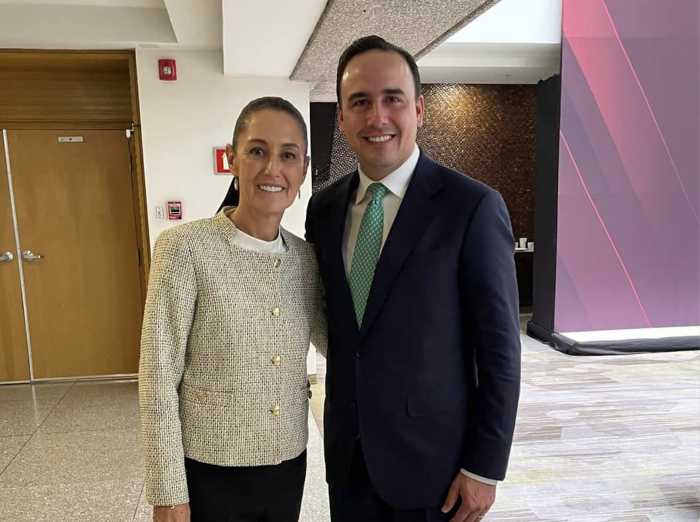 Se reúnen Sheinbaum y Manolo para trabajar en equipo por Coahuila