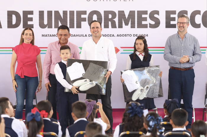 Iniciamos la entrega de uniformes en todas las escuelas rurales de Coahuila: Manolo