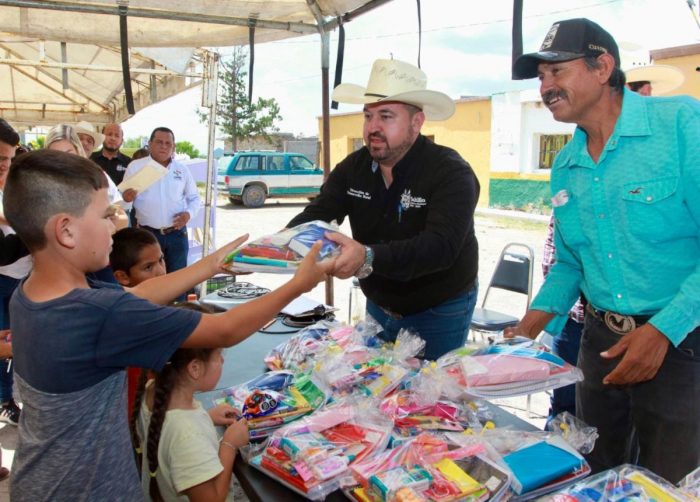 En Semana del Campo, lleva Saltillo Macrobrigada y paquetes alimentarios a ejidos