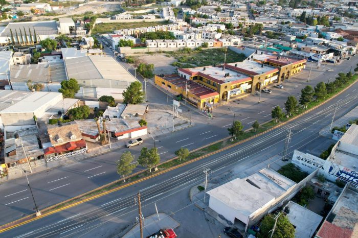 GOBIERNO MUNICIPAL DE RAMOS ARIZPE MODERNIZA BULEVAR PLAN DE GUADALUPE