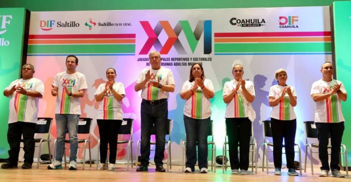 Inaugura Alcalde y DIF Saltillo competencias entre adultos mayores