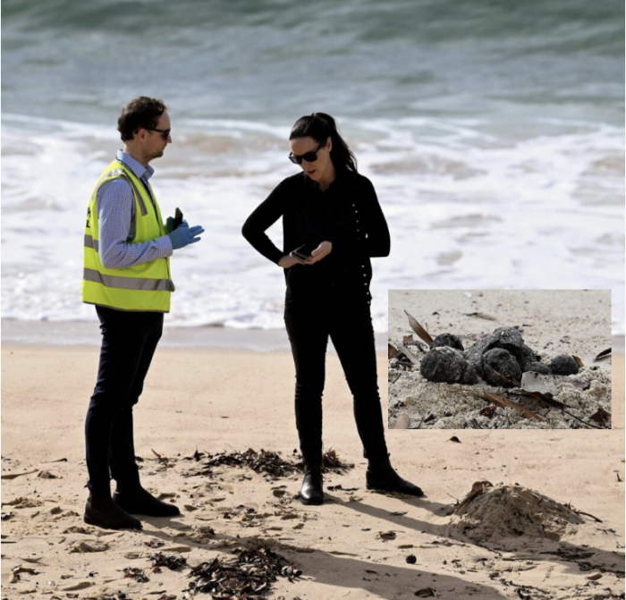 Cierran dos playas de Sídney al aparecer misteriosas bolas negras