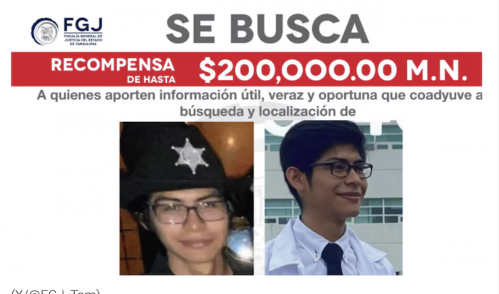 Ofrecen 200 mil pesos por el presunto golpeador de Melanie, estudiante universitaria de Tamaulipas