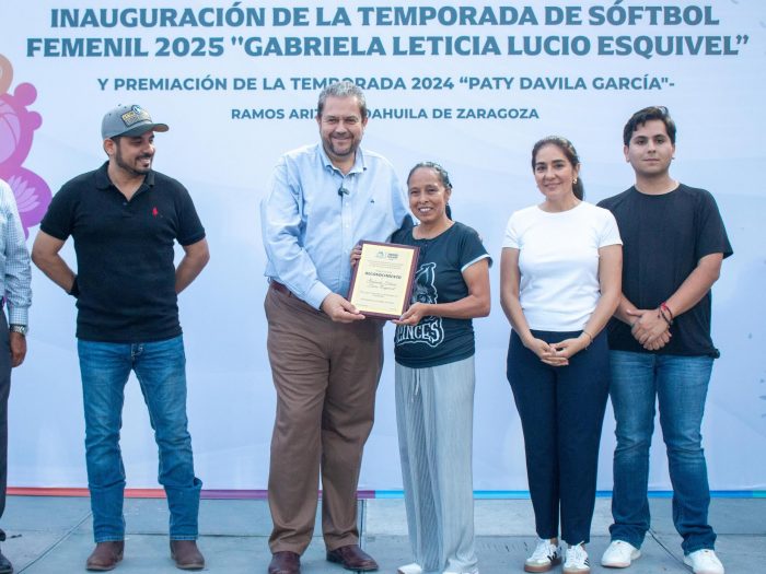 *Reitera Tomás Gutiérrez apoyo al deporte en Ramos Arizpe*