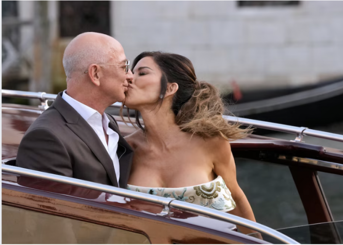 Así fue el menú de la boda de Jeff Bezos y Lauren Sánchez: 1.000 euros por invitado, pasta con tres estrellas Michelin y tarta nupcial de París