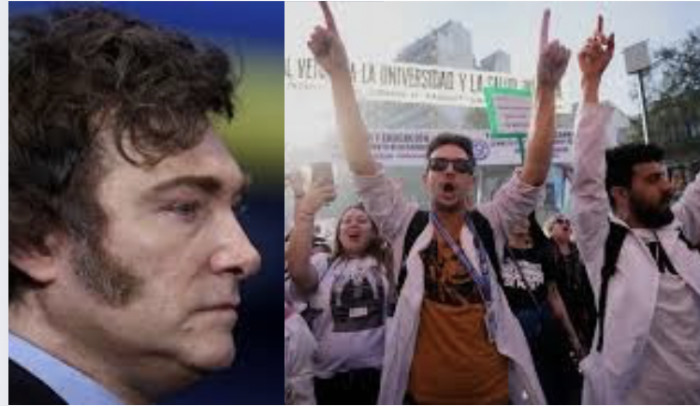 Ante una masiva protesta, Milei sufre nuevo revés en Congreso argentino