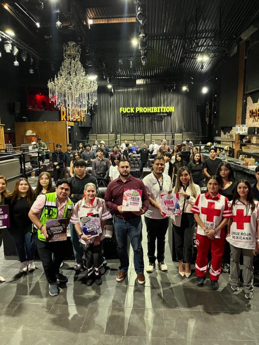 Van 200 colaboradores de centros nocturnos capacitados para una “Fiesta Segura”